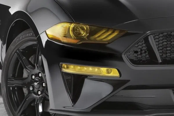 GT0253TSY – GT STYLING Turn Signal Light Cover, Solid Transparent Yellow Plastic Set Of 2